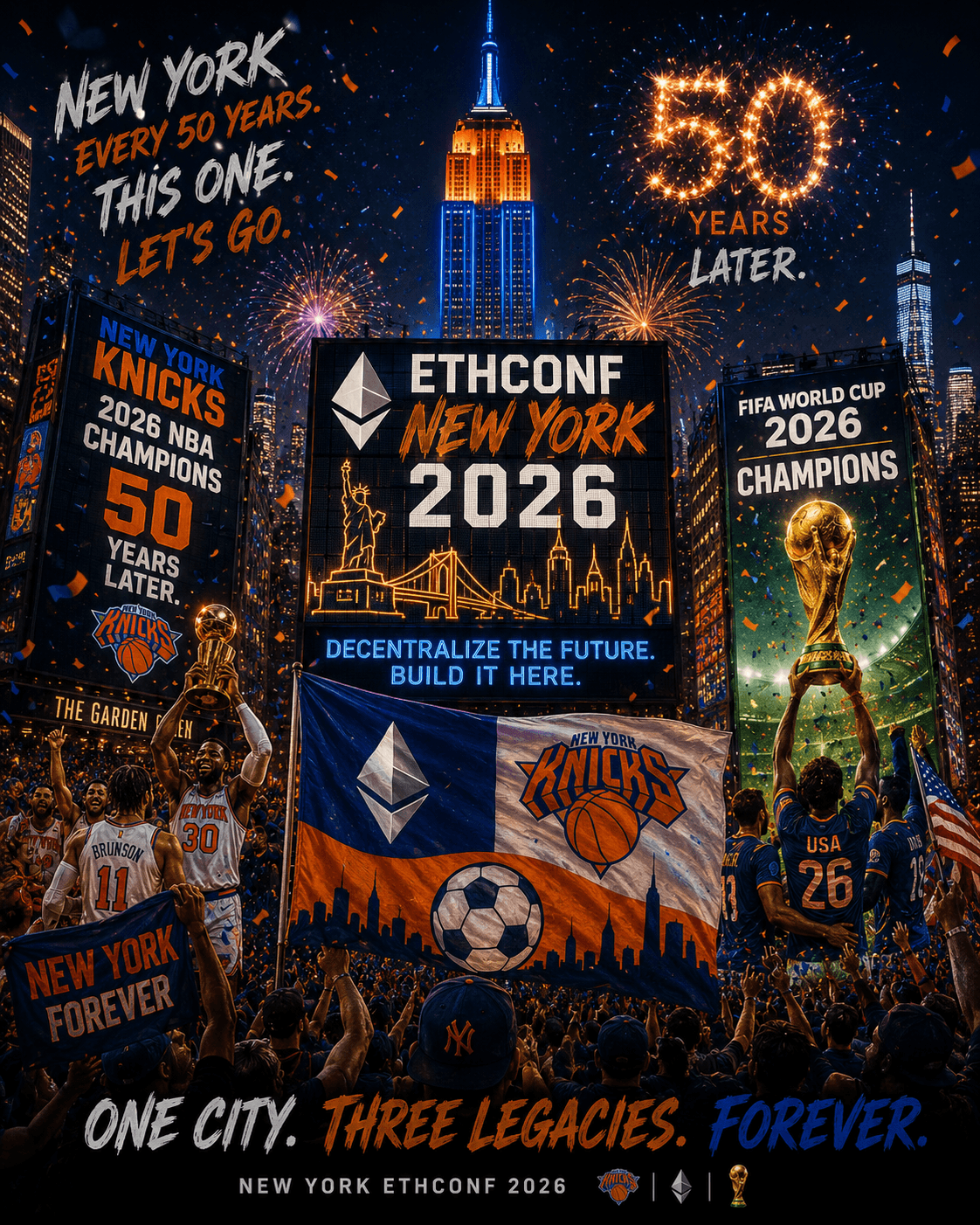 ETHConf NYC: Jazz, the Knicks, and the Wildest Crypto Week of 2026
